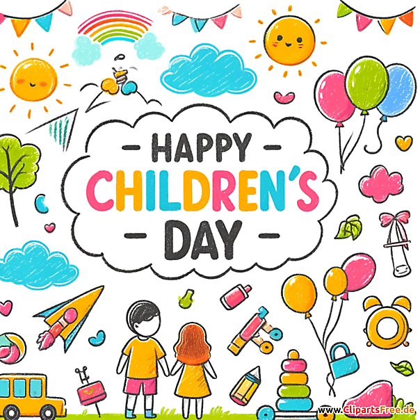 Clip Art zum Kindertag kostenlos