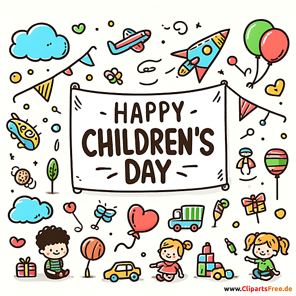 Clipart zum Weltkindertag