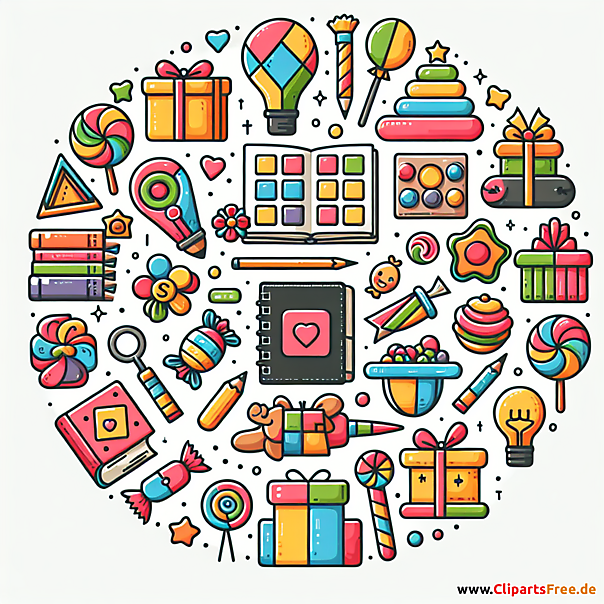 Geschenkideen zum Kindertag Cliparts kostenlos