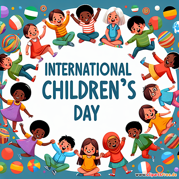 Internationaler Kindertag Clipart kostenlos