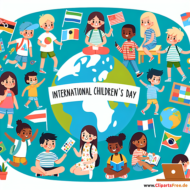Internationaler Kindertag Cliparts kostenlos