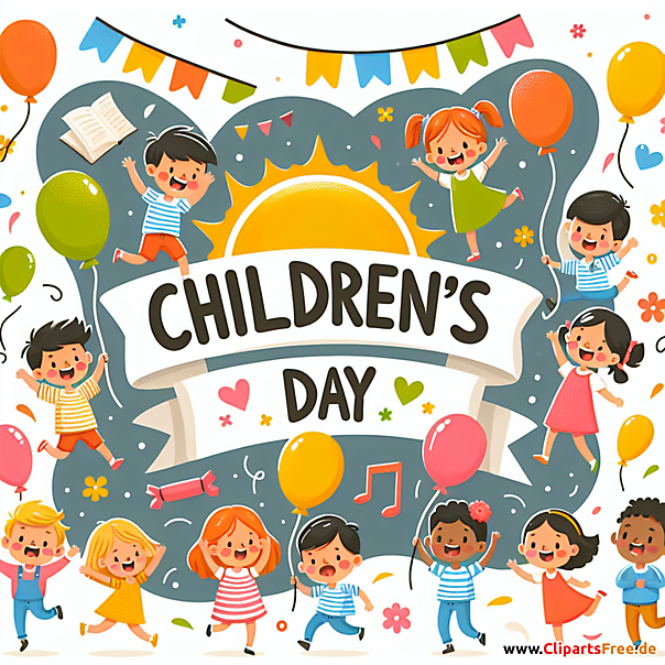 Kinder-Tag Cliparts kostenlos