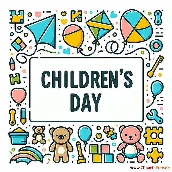 Kindertag Clipart kostenlos