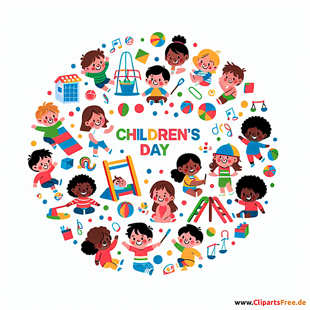 Kindertag Cliparts kostenlos