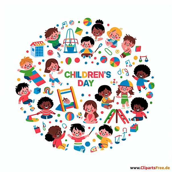 Kindertag Cliparts kostenlos