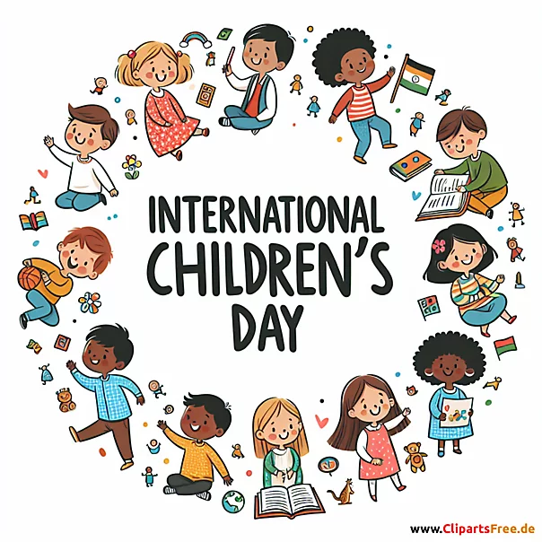 Weltkindertag Clipart kostenlos