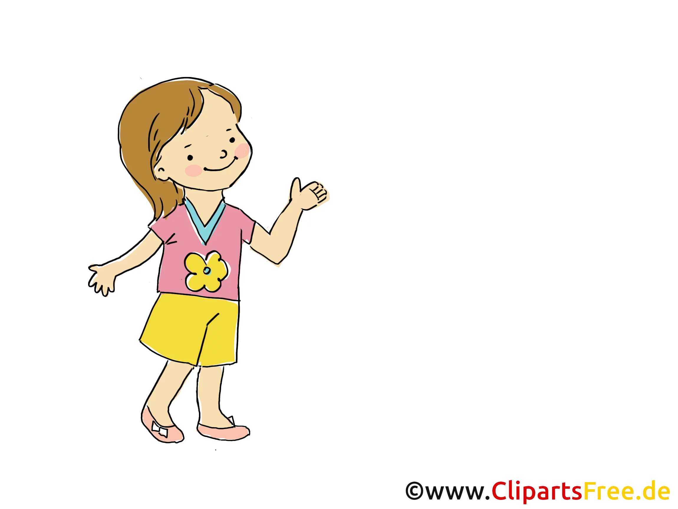 Mädchen in Krippe Zeichnung, Bild schwarz-weiss, Clipart, Comic, Cartoon kostenlos