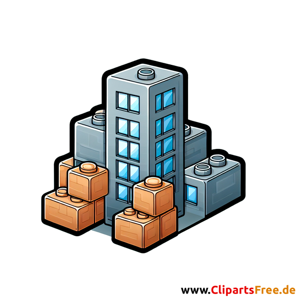 Bauklötze Clipart - Bilder mit Kinderspielzeug