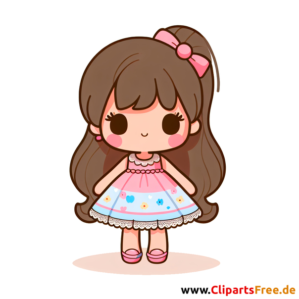 Puppe Clipart - Bilder zum Thema Kinderspielzeug