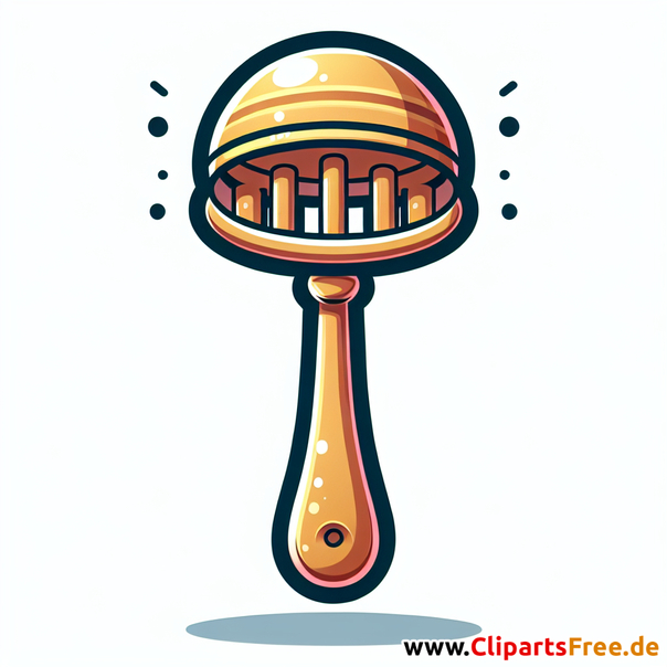 Rassel Clipart - Bilder mit Kinderspielzeug