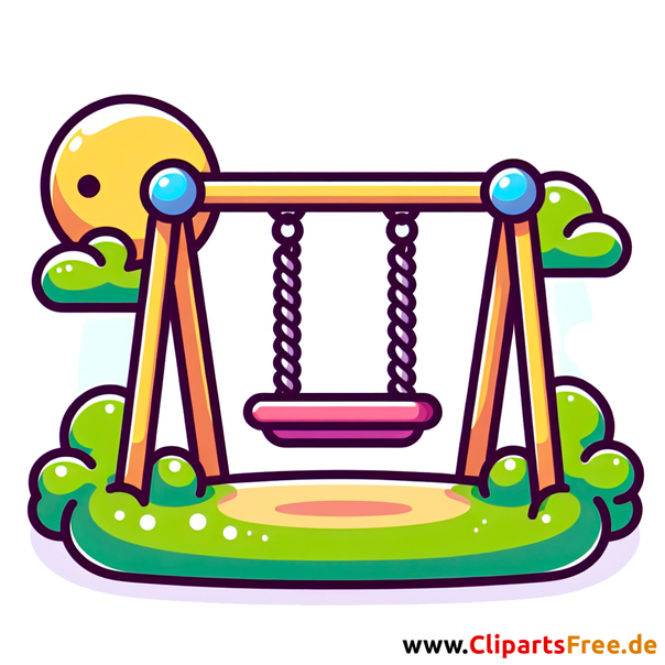 Schaukel Clipart - Bilder mit Kinderspielzeug