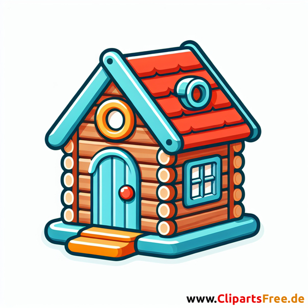 Spielhaus Clipart - Bilder zum Thema Kinderspielzeug