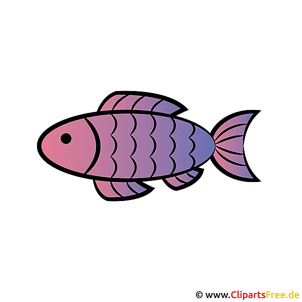 Cartoon Fisch - Einladungen für Kommunion mit gratis Cliparts gestalten