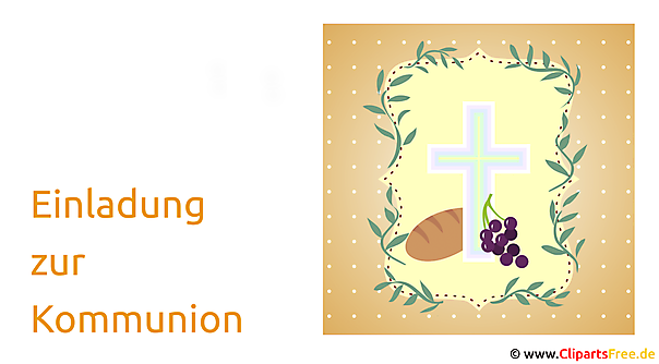 Einladung zur Kommunion Einladung zur Kommunion