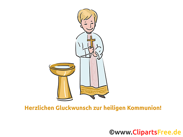 Glueckwunschkarte zur Kommunion online per E Mail versenden