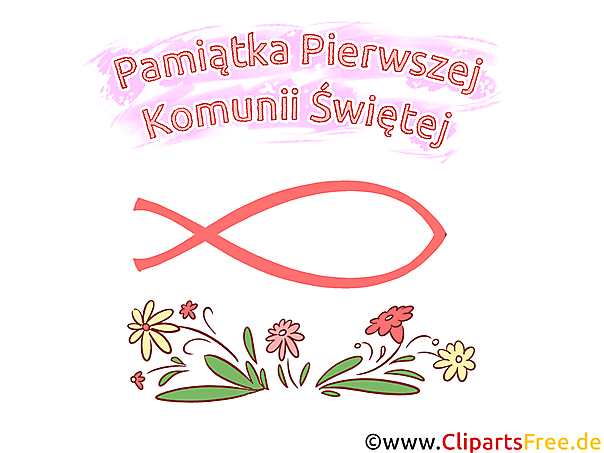 Kommunion Clipart, Bild, Illustration kostenlos