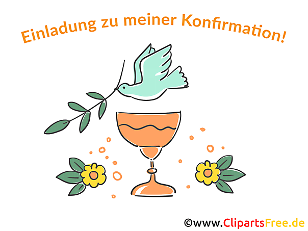 Einladung zu meiner Konfirmation Karte zum Drucken oder versenden