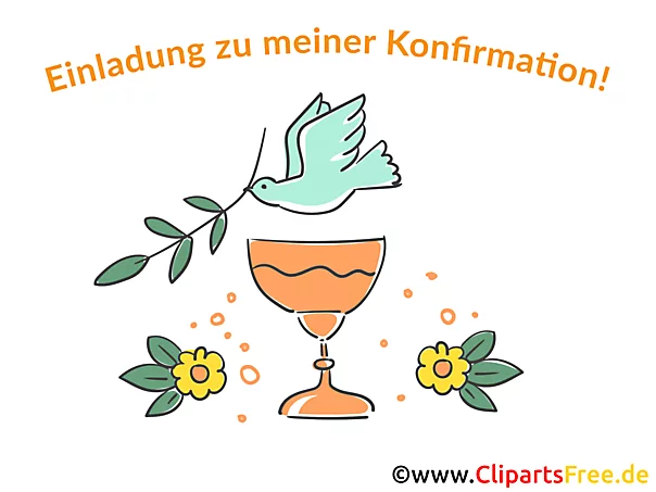 Einladung zu meiner Konfirmation Karte zum Drucken oder versenden
