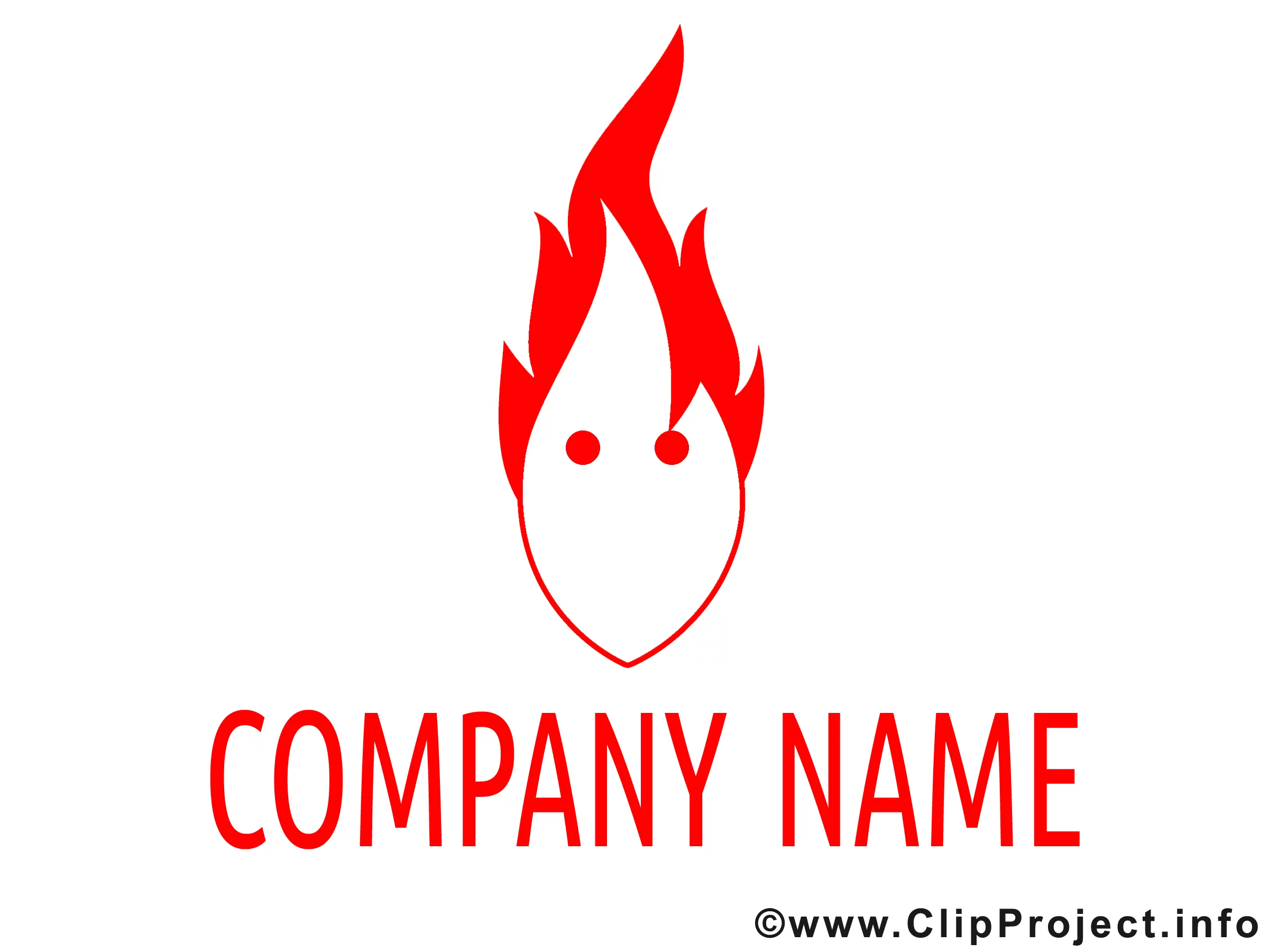 Logo Template kostenlos Fire Company