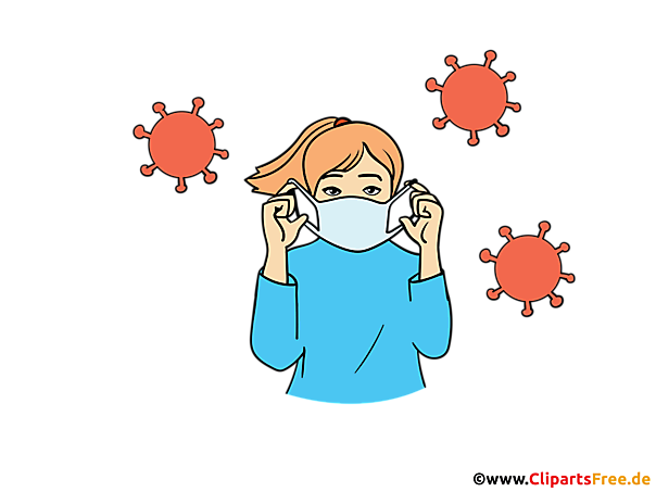 Bitte Mundschutzmaske tragen - Printmaterialien zum Coronavirus