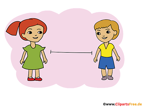 Corona Abstand halten - Bilder für Lehrer und Schüler