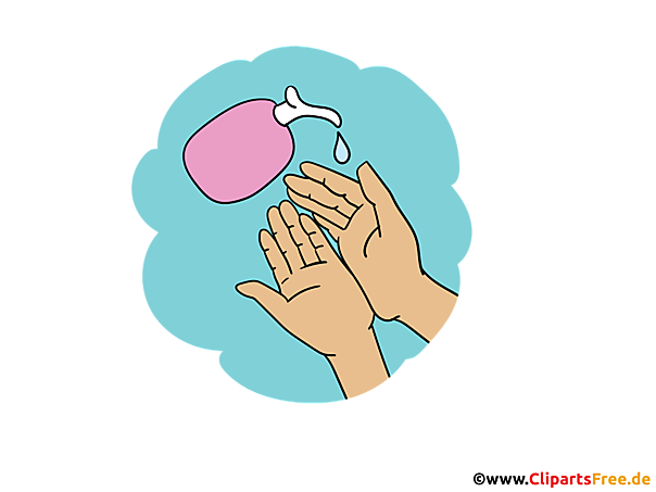 Hände mit Seife waschen - Bilder zum Thema Infektionsschutz zund Hygiene