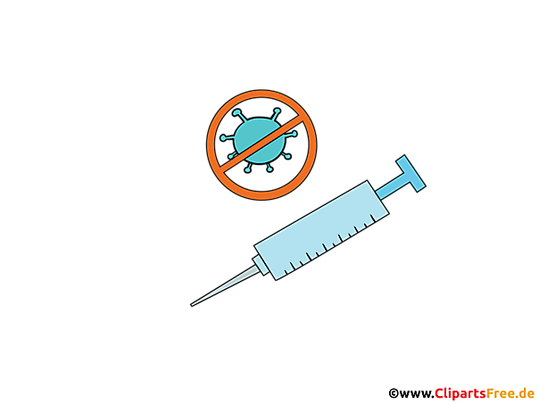 Impfung Corona Bild, Clipart, Illustration