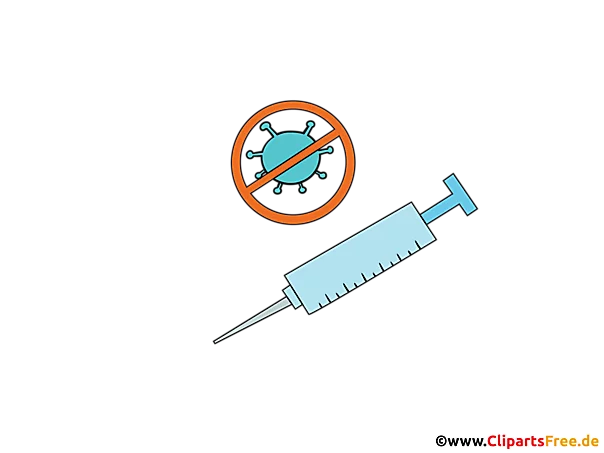 Impfung Corona Bild, Clipart, Illustration