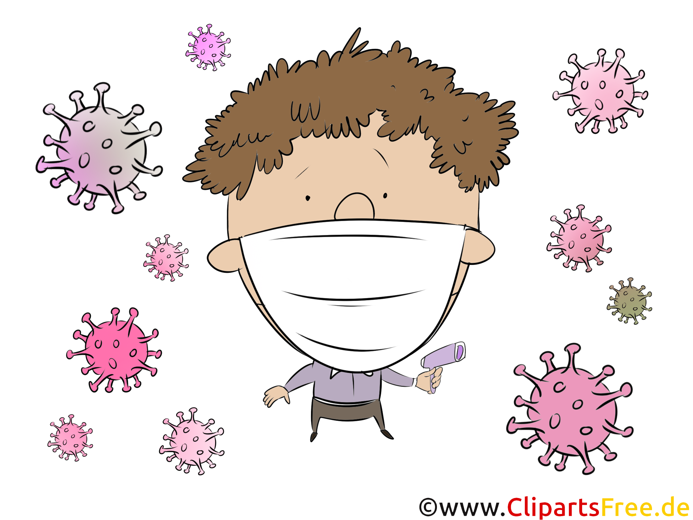 Junge mit Mundschutzmaske Bild, Grafik, Clipart zum drucken Junge mit Mundschutzmaske Bild, Grafik, Clipart zum drucken