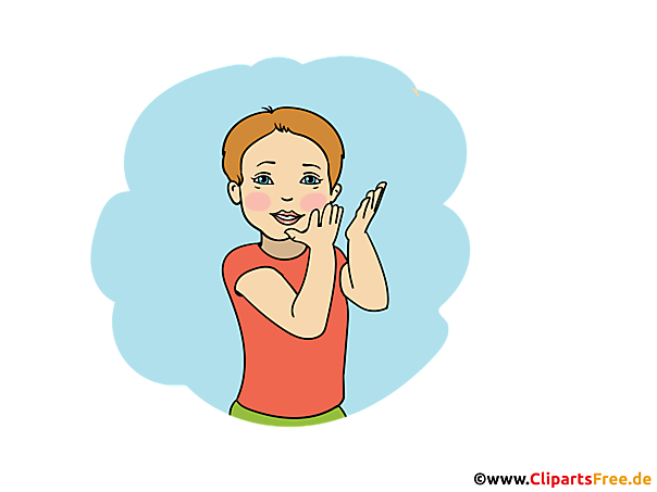 Junge zeigt saubere, gewaschene Hände - Hygiene Bilder für Schule und Kindergarten