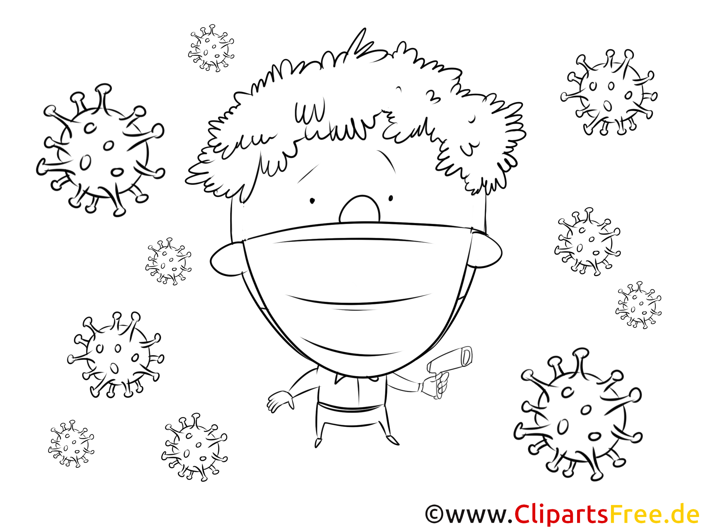 Mundschutzmaskenpflicht Bild. Grafik Clipart Mundschutzmaskenpflicht Bild. Grafik Clipart