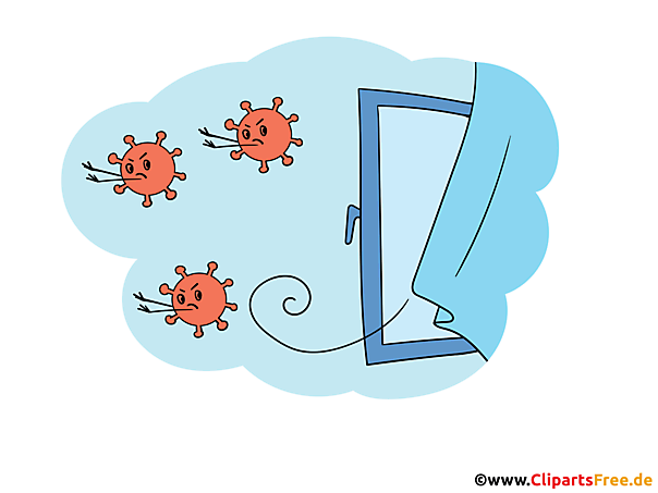 Regelmäßiges Luften in der Schule und KiGa - Printmaterialien zum Coronavirus