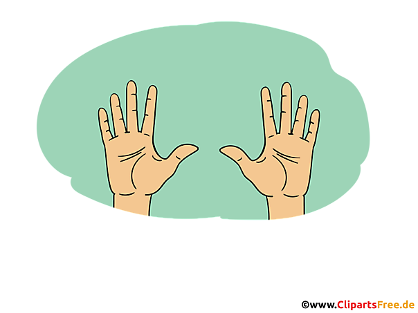 Saubere Hände Clipart - Corona Bilder kostenlos zum Drucken