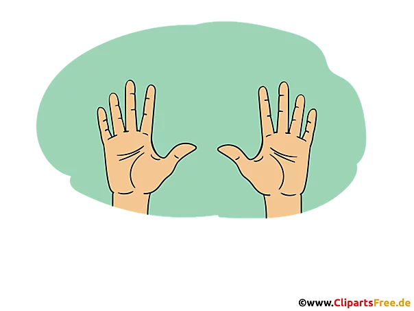 Saubere Hände Clipart - Corona Bilder kostenlos zum Drucken