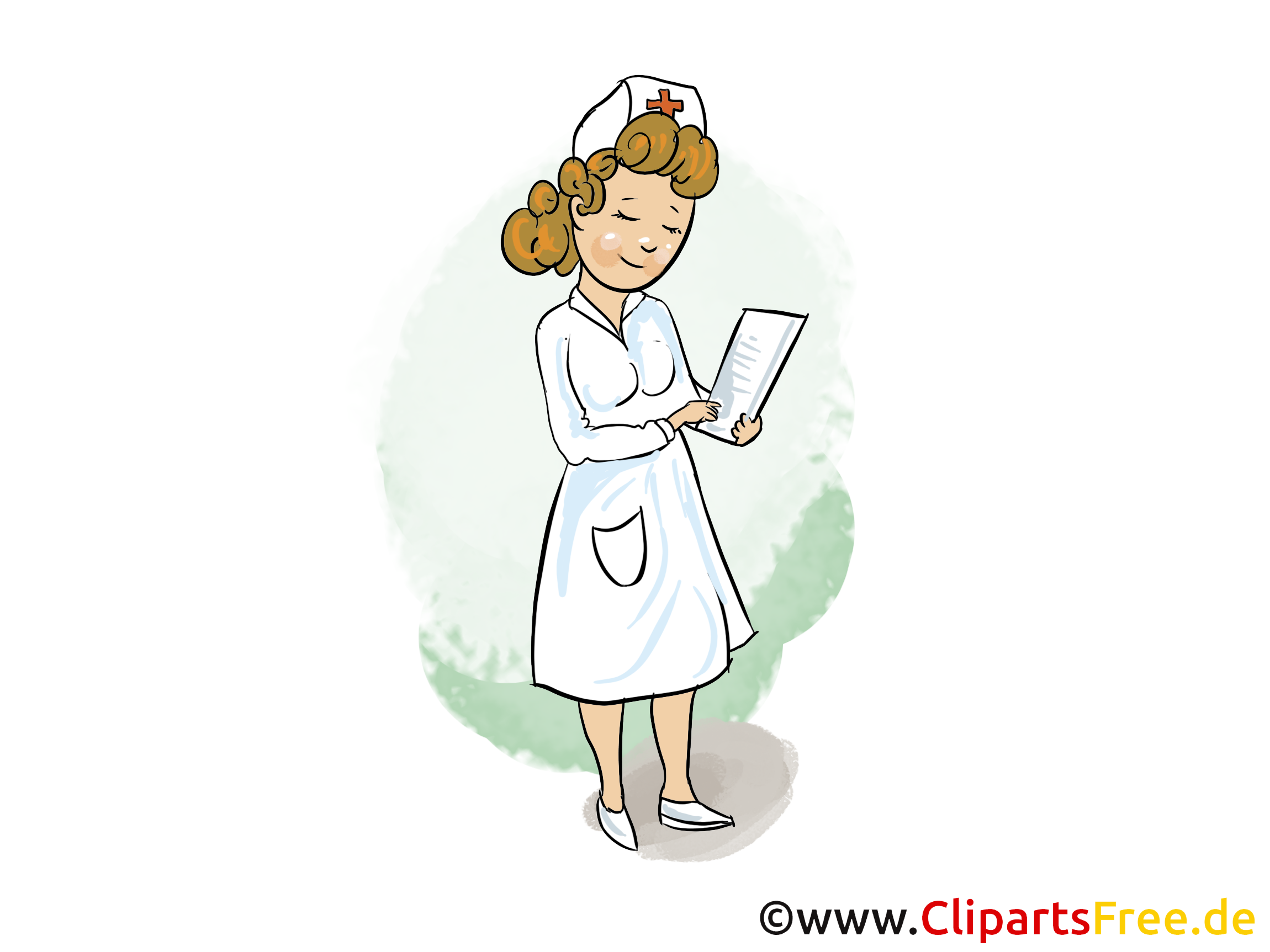 Infirmiere De L Hopital Clipart Dessin Anime Image
