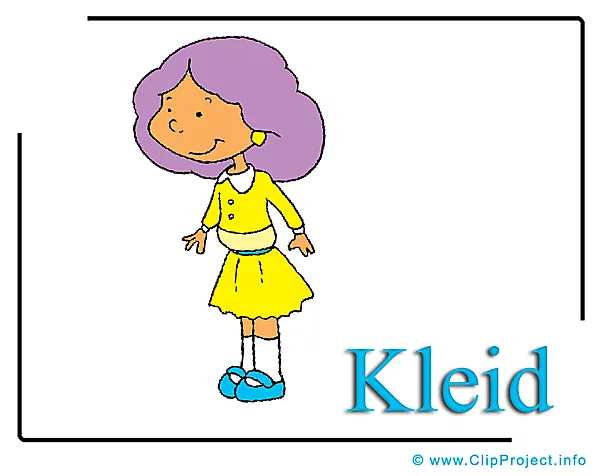 Clipart Sammlung zum Thema Mode - Kleid Clipart