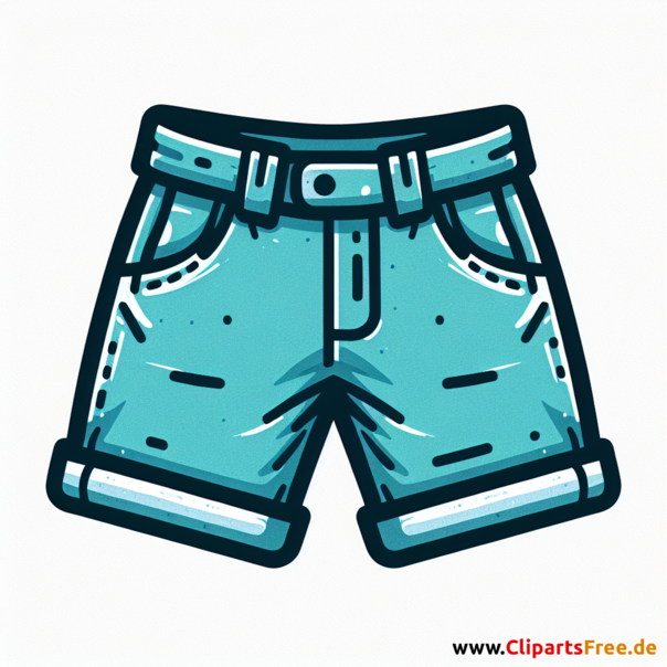 Shorts Clipart - Bilder zum Thema Kleidung