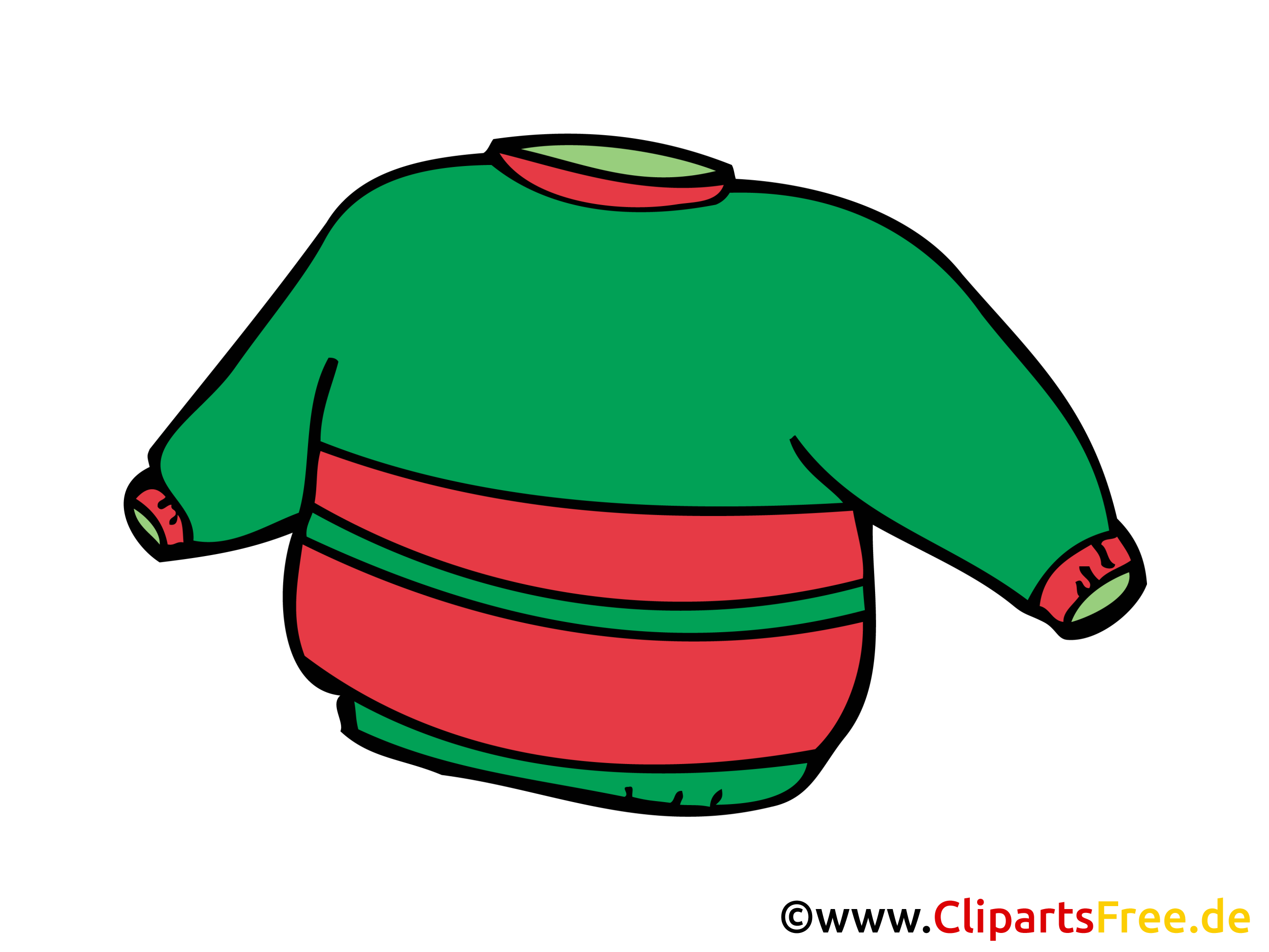 Sweater Bild, Clipart, Zeichnung, Illustration, Comic gratis