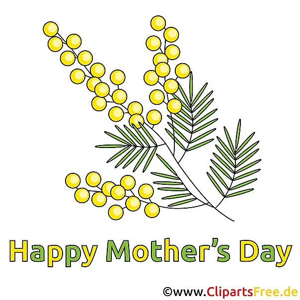 Blumen zum Mutterga Clipart