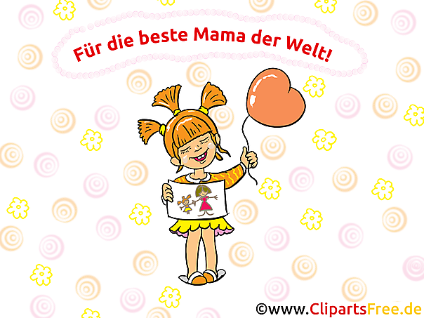 Glückwunschkarte für Mama zum Muttertag Glückwunschkarte für Mama zum Muttertag