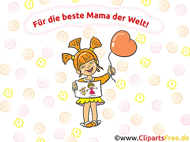Glückwunschkarte für Mama zum Muttertag
