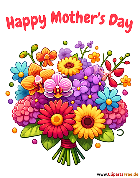 Glückwunschkarte zum Muttertag in englischer Sprache