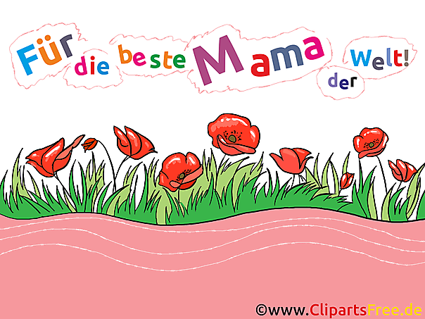 Grusskarte für Mutter zum Muttertag Grusskarte für Mutter zum Muttertag