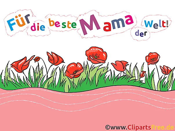 Grusskarte für Mutter zum Muttertag