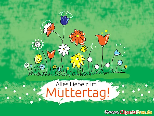 Mothers day greetings in German language