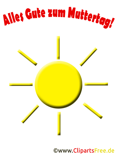 Muttertag die Sonne Cliparts download Muttertag die Sonne Cliparts download