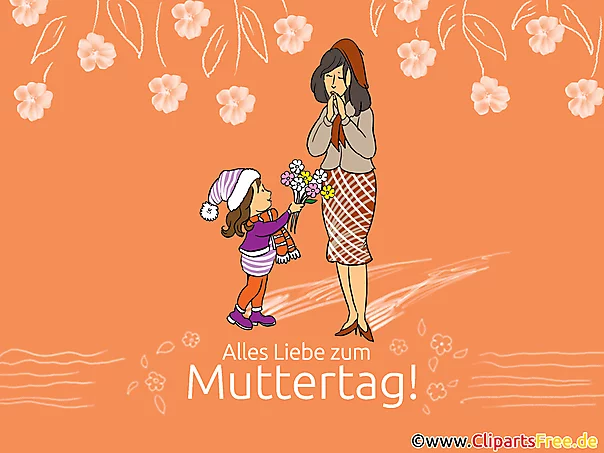 Muttertag Glückwunschkarte kostenlos verschicken
