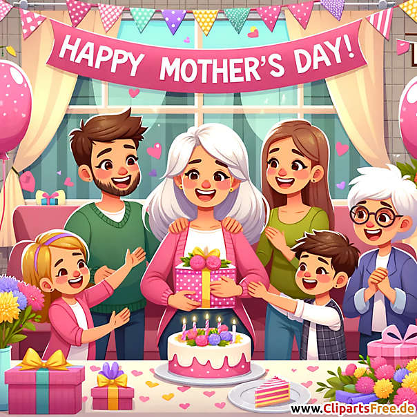 Muttertag Karte zum Gratulieren