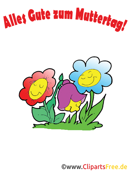 Muttertags-Blumen-Karte download Muttertags-Blumen-Karte download