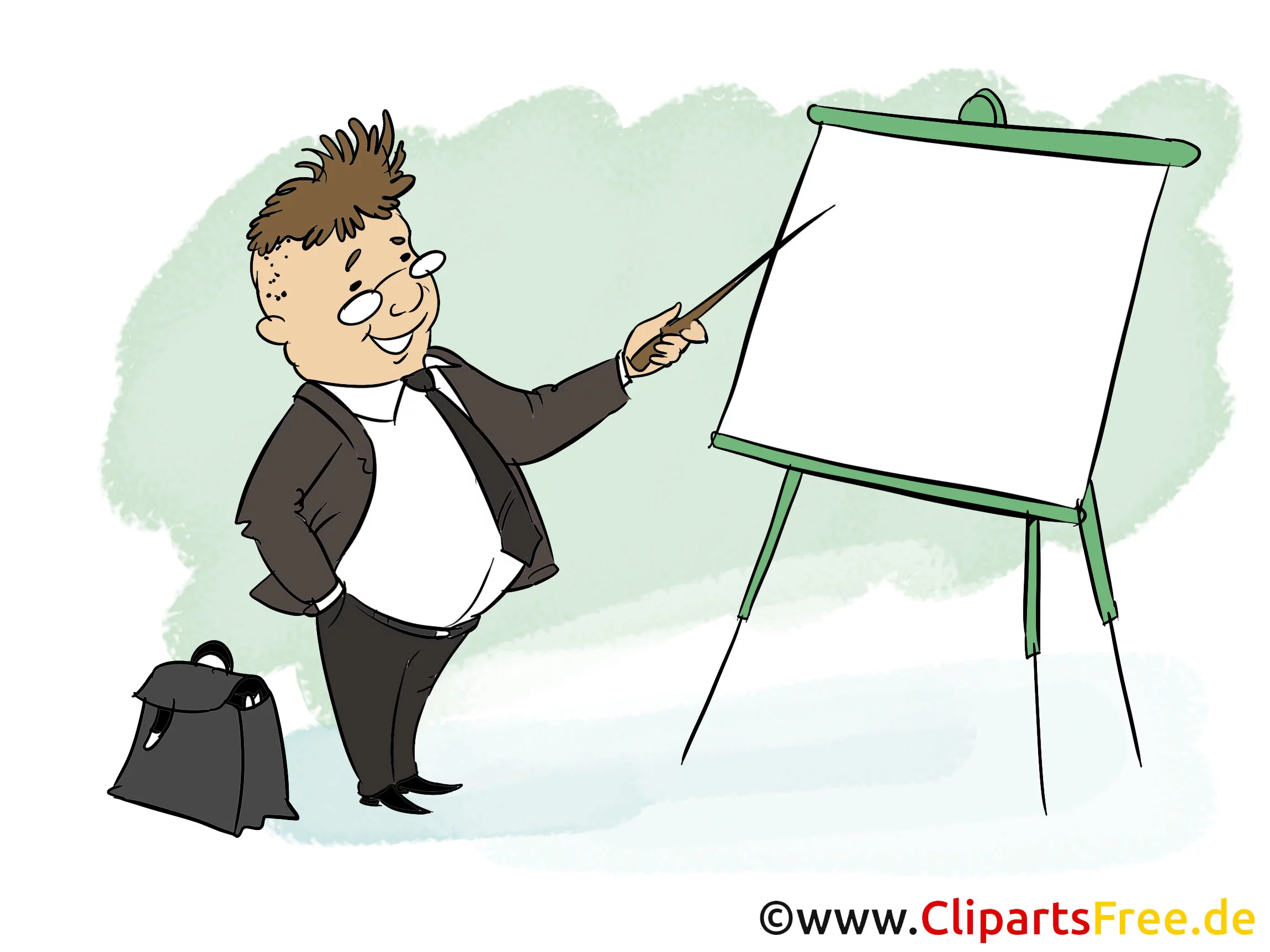 Banker Bild, Clipart, Grafik, Cartoon, Illustration